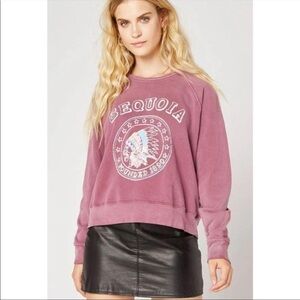 Daydreamer Sequoia Oversized Varsity Sweatshirt